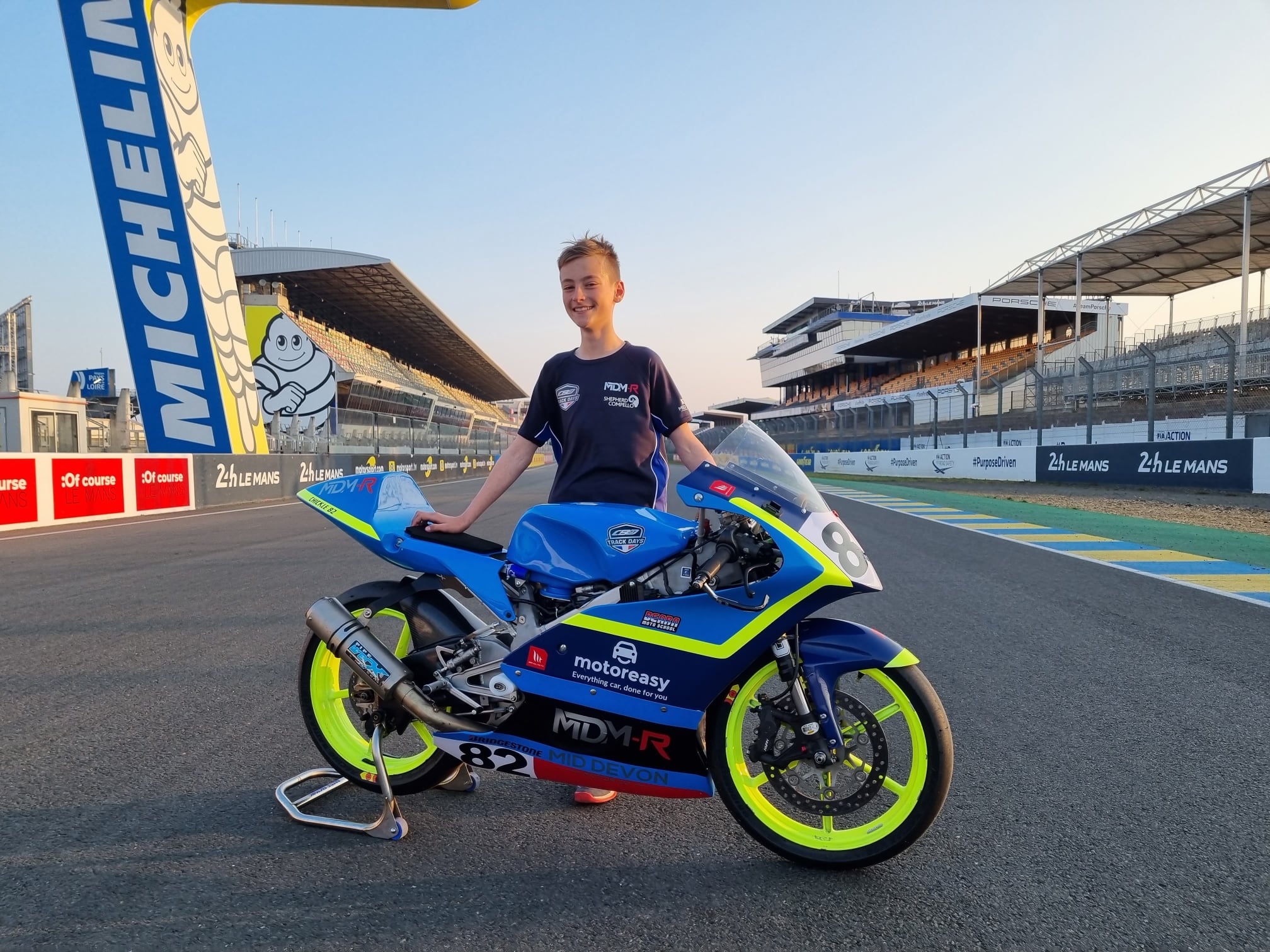 And the winner of the 2018 Minimoto GP championship is. 